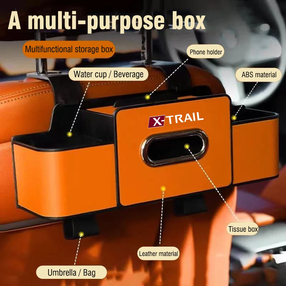 Car Backseat Tissue Box Multifunctional Storage Organizer Bag Auto Accessories for Nissan X-Trail X Trail
Car Backseat Tissue Box Multifunctional Storage Organizer Bag Auto Accessories for Nissan X-Trail X Trail
