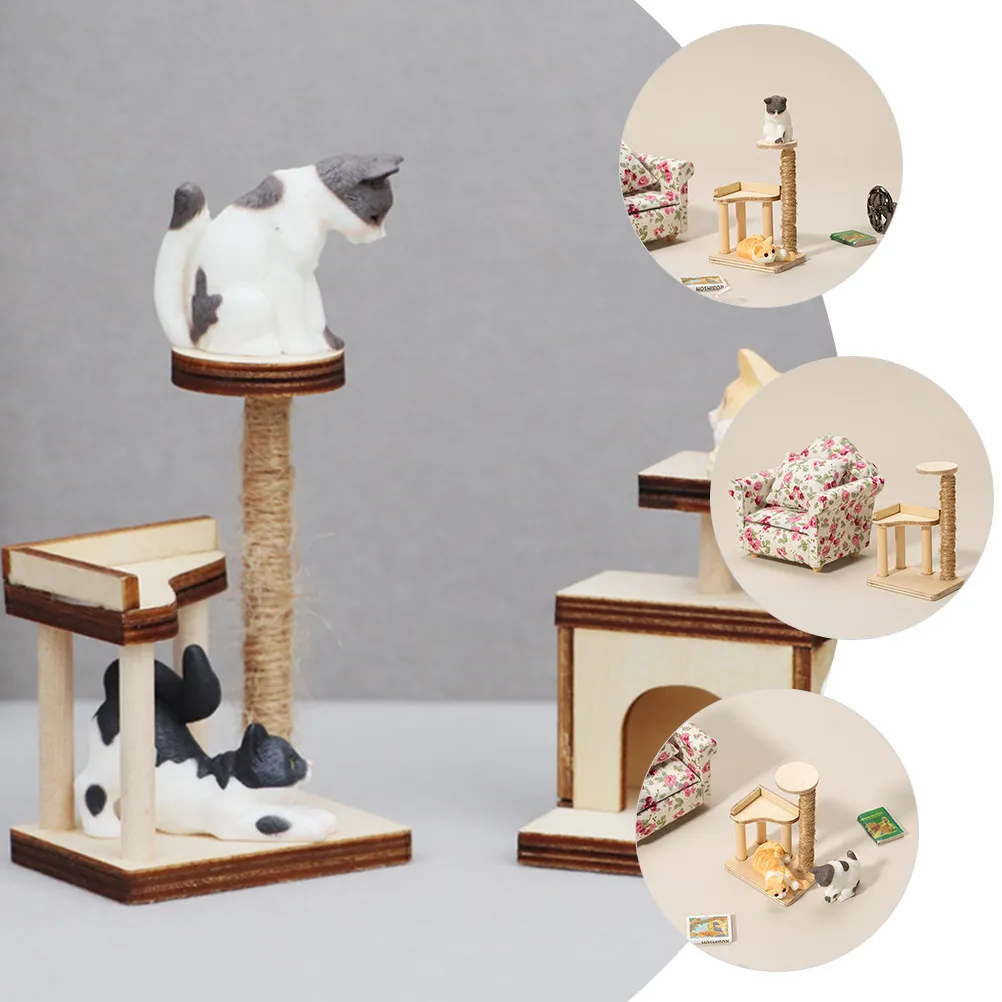 2Pcs Mini Wooden Cat Trees Furniture Realistic 112 Scale Unfinished Creative Home Scene Mini House Accessories Ornament
2Pcs Mini Wooden Cat Trees Furniture Realistic 112 Scale Unfinished Creative Home Scene Mini House Accessories Ornament