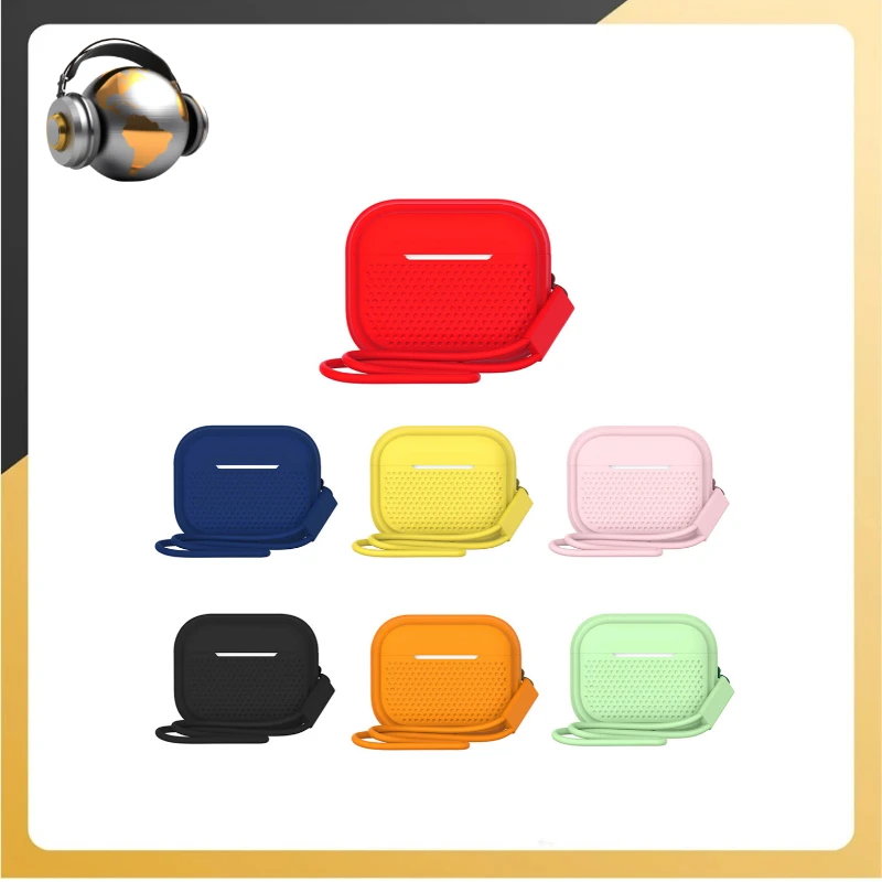 Lanyard Round Hole Earphone Case Headphone Protective Cover Silicone Polka Dot Design Shell For Airpod Replacement Headset Cover
Lanyard Round Hole Earphone Case Headphone Protective Cover Silicone Polka Dot Design Shell For Airpod Replacement Headset Cover