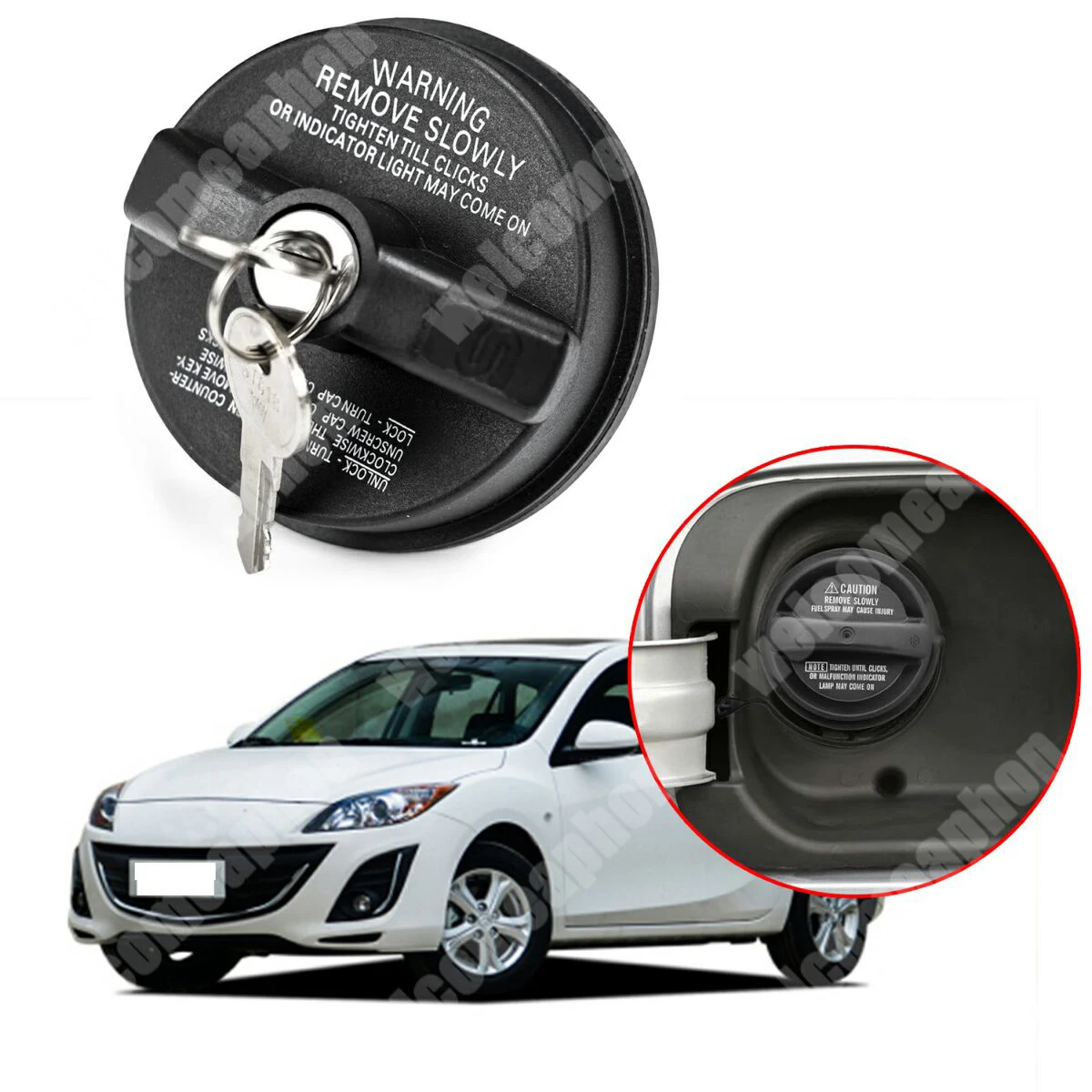 Крышка топливного бака из АБС-пластика с защитой от утечек для Mazda 3 2014-2018
Крышка топливного бака из АБС-пластика с защитой от утечек для Mazda 3 2014-2018