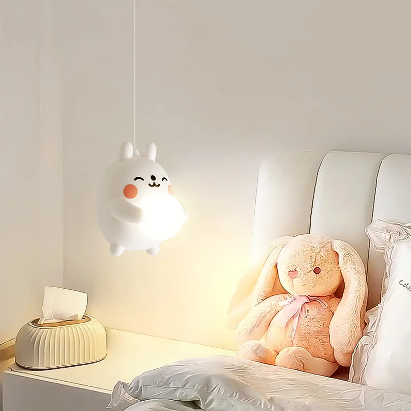 Creative Cute Rabbit Bedside Chandelier Modern Simple For Boys And Girls Children's Rooms Bedrooms Corridors Led Hanging Light
Creative Cute Rabbit Bedside Chandelier Modern Simple For Boys And Girls Children's Rooms Bedrooms Corridors Led Hanging Light