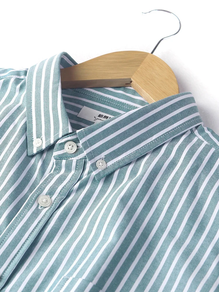 Germi Spring Autumn Pure Cotton Long Sve irt Men's Loose Ox Cloth Stripe Casual irt Faion Urban Sle Busin...
Germi Spring Autumn Pure Cotton Long Sve irt Men's Loose Ox Cloth Stripe Casual irt Faion Urban Sle Busin...