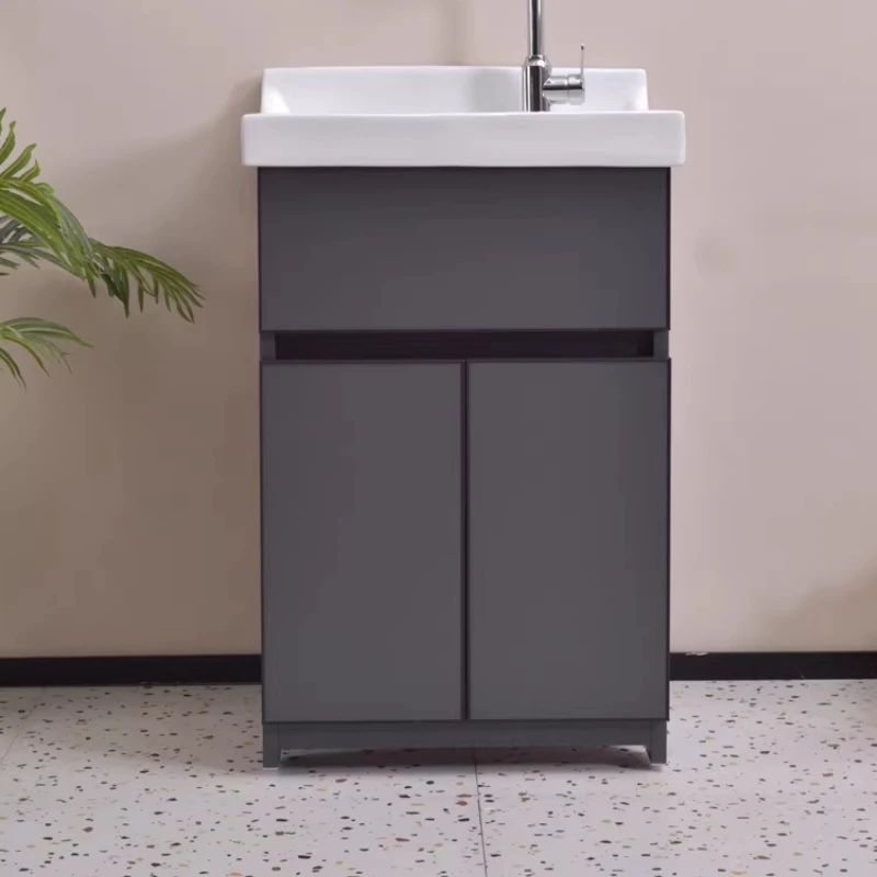 Nordic Creative Balcony Sink Cabinet Modern Minimalist Storage Cabinet with Designer Ceramic Basin Home Furniture Cocina
Nordic Creative Balcony Sink Cabinet Modern Minimalist Storage Cabinet with Designer Ceramic Basin Home Furniture Cocina