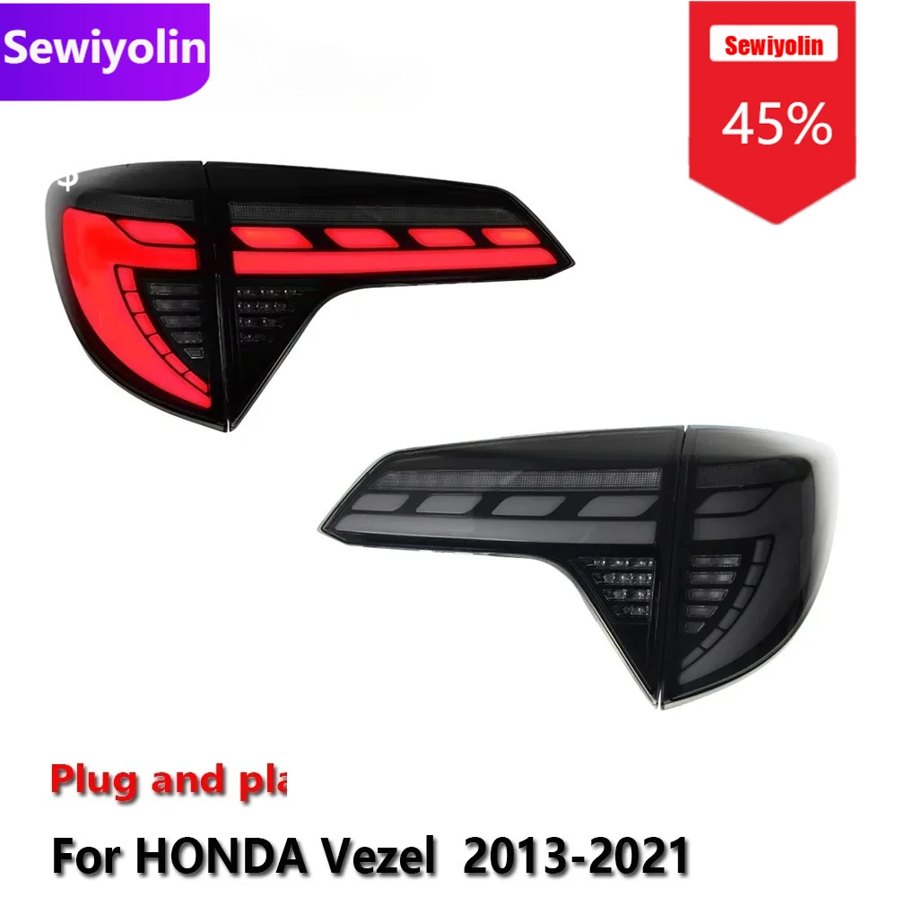 Car DRL LED Tail Light Assemblies For HONDA Vezel 2013-2021 Auto Fog DRL Brake Turn Signal Lamp Plug And Play
Car DRL LED Tail Light Assemblies For HONDA Vezel 2013-2021 Auto Fog DRL Brake Turn Signal Lamp Plug And Play