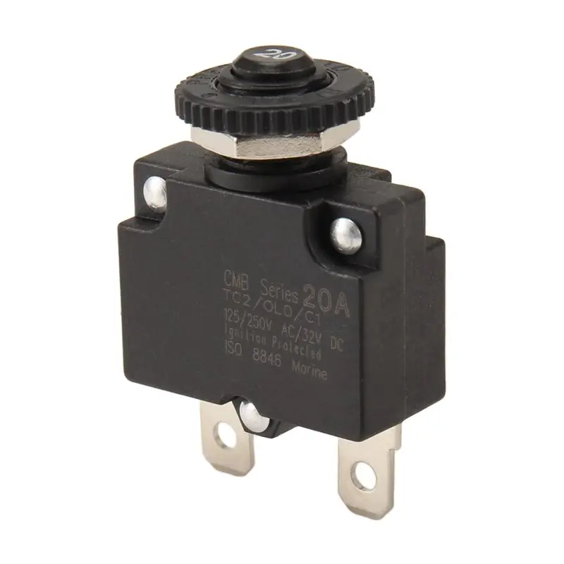 【OFF-SHELF】Circuit Breaker 20A Clubcar Electric Sightseeing Car 102838101 Golf Cart Circuit Breaker
【OFF-SHELF】Circuit Breaker 20A Clubcar Electric Sightseeing Car 102838101 Golf Cart Circuit Breaker