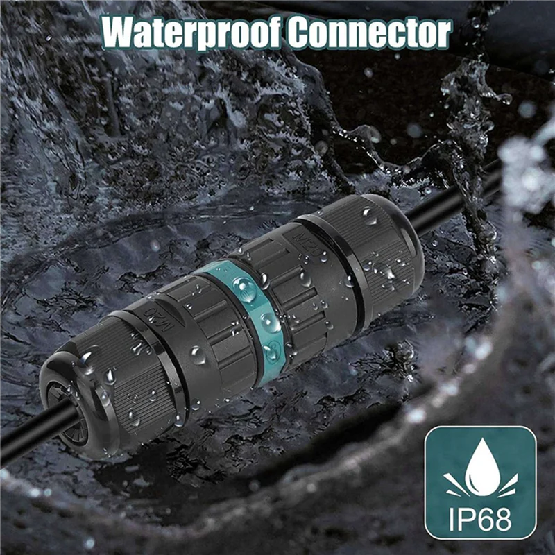 ABJN-8PCS 2-сторонняя 3-полюсная распределительная коробка IP68 Открытый водонепроницаемый разъем электрического кабеля Ø5-12 мм
ABJN-8PCS 2-сторонняя 3-полюсная распределительная коробка IP68 Открытый водонепроницаемый разъем электрического кабеля Ø5-12 мм