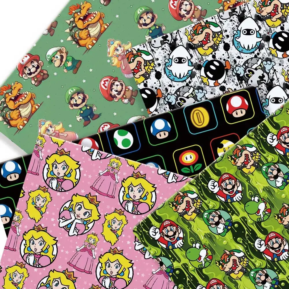Mario game Fabric140*50cm Handmade Sewing Patchwork Quilting Baby Dress Home Sheet Printed Fabric Fabric Sewing Kids
Mario game Fabric140*50cm Handmade Sewing Patchwork Quilting Baby Dress Home Sheet Printed Fabric Fabric Sewing Kids