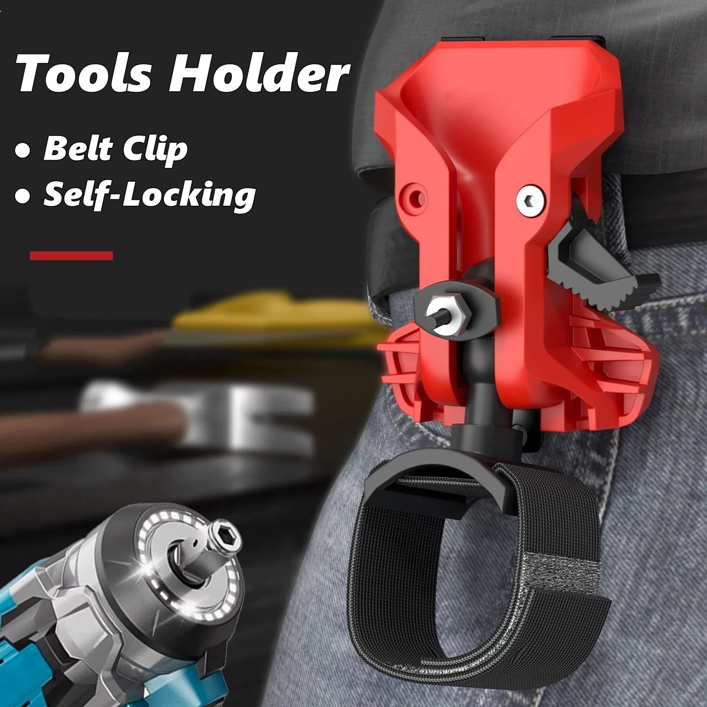Portable Self-Locking Drill Holder with Belt Clip Quick Release High-Hardness Quick-Hook Tool Organizer for Portable Tools
Portable Self-Locking Drill Holder with Belt Clip Quick Release High-Hardness Quick-Hook Tool Organizer for Portable Tools
