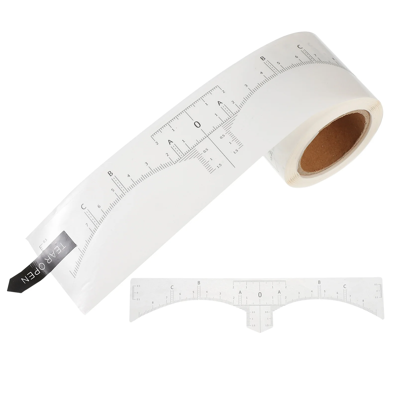 1 Roll Disposable Eyebrow Ruler Adhesive Scale Sticker Skin-Friendly Safe Material Remove Full Natural Brows Woman
1 Roll Disposable Eyebrow Ruler Adhesive Scale Sticker Skin-Friendly Safe Material Remove Full Natural Brows Woman