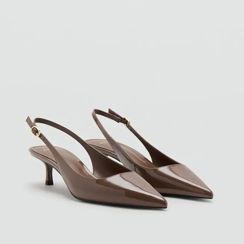 Mango Women's Heel Pointed Toe Shoes New Spring Summer Painted Leather Effect Formal Work Mules High Heels Fashion Single...
Mango Women's Heel Pointed Toe Shoes New Spring Summer Painted Leather Effect Formal Work Mules High Heels Fashion Single...