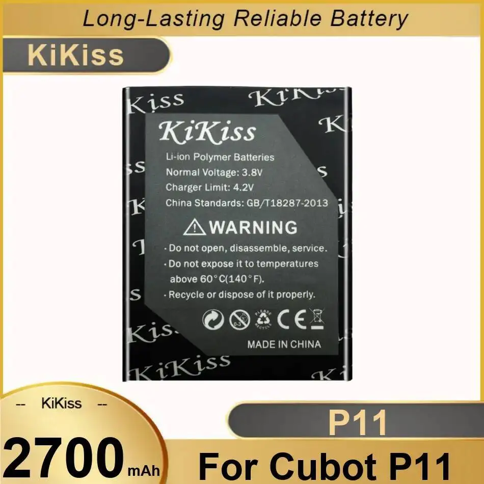 For Cubot P11 2700Mah Mobile Phone Battery Durable
For Cubot P11 2700Mah Mobile Phone Battery Durable
