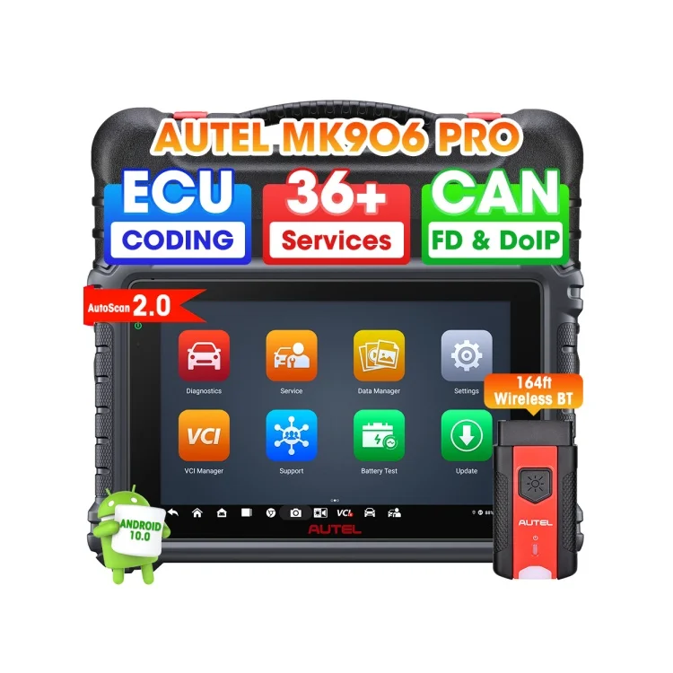 Новейший диагностический анализатор Autel MaxiCOM MK906Pro, усовершенствованное кодирование ЭБУ и активный тест, 36+ услуг, DoIP CAN FD PK MS906 Pro
Новейший диагностический анализатор Autel MaxiCOM MK906Pro, усовершенствованное кодирование ЭБУ и активный тест, 36+ услуг, DoIP CAN FD PK MS906 Pro