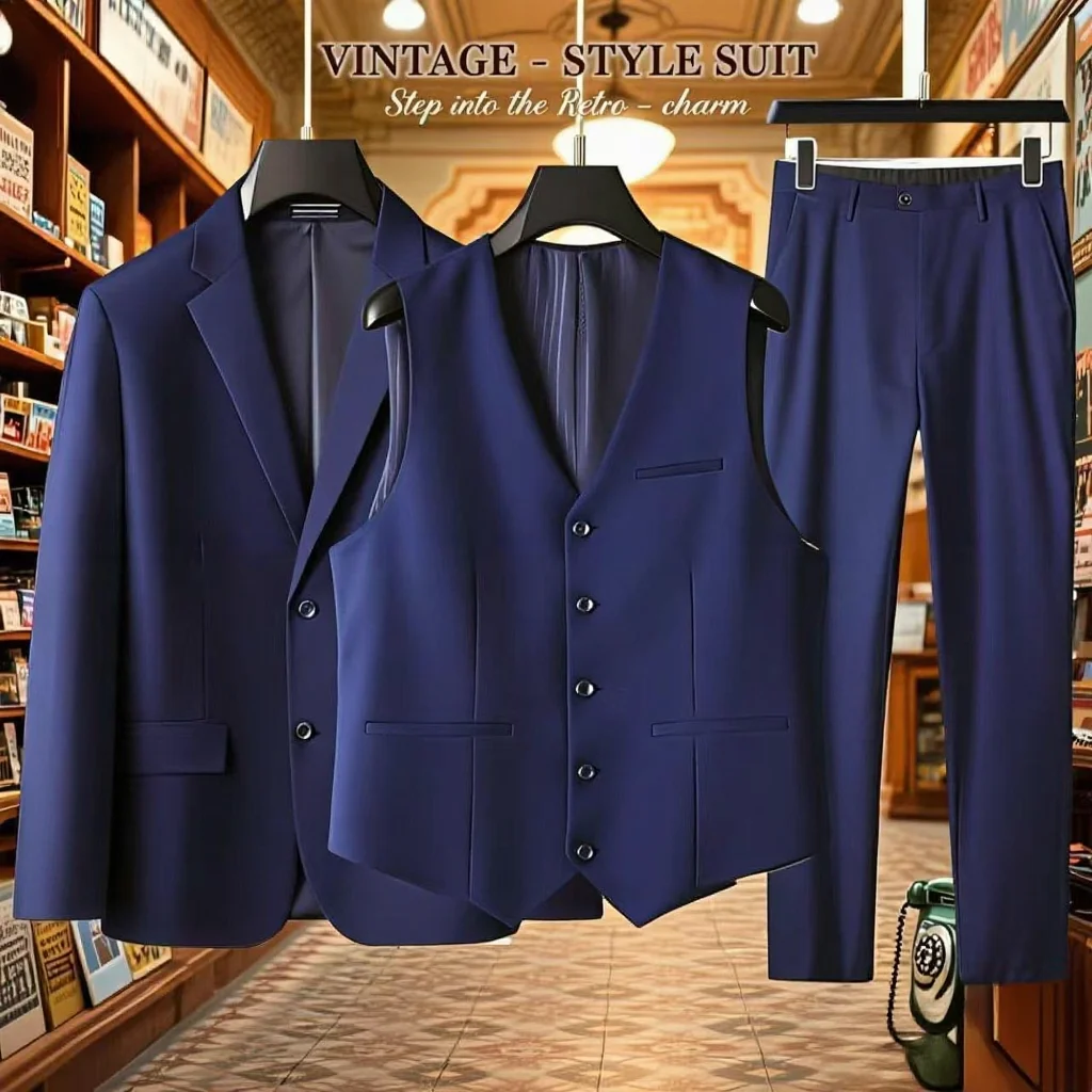 Мужской деловой повседневный костюм высокого качества, приталенный формальный свадебный офисный пиджак, жилет, брюки, большой размер XS-7XL, пиджаки для жениха
Мужской деловой повседневный костюм высокого качества, приталенный формальный свадебный офисный пиджак, жилет, брюки, большой размер XS-7XL, пиджаки для жениха