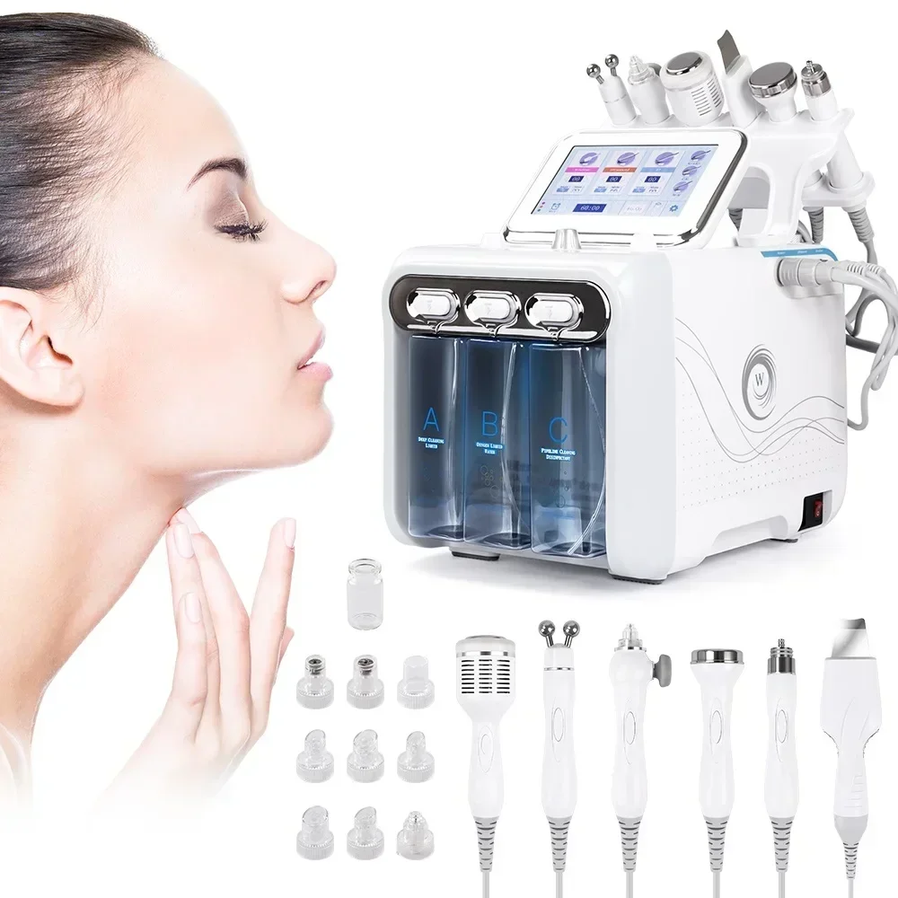 Hot SalesHot Upgrade 6 In 1 Small Bubble Skin Care Tools Ultrasonic RF Hydro Deep Facial Pore Clean Facial Massage Machine
Hot SalesHot Upgrade 6 In 1 Small Bubble Skin Care Tools Ultrasonic RF Hydro Deep Facial Pore Clean Facial Massage Machine