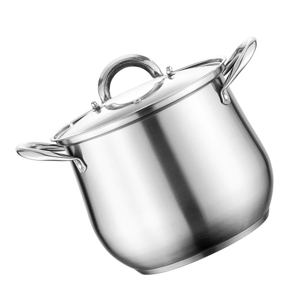 Thickened Soup Large Capacity Stainless Steel Cooking Pots Drum Cooking Pot Shape Stock Kitchen Supplies
Thickened Soup Large Capacity Stainless Steel Cooking Pots Drum Cooking Pot Shape Stock Kitchen Supplies