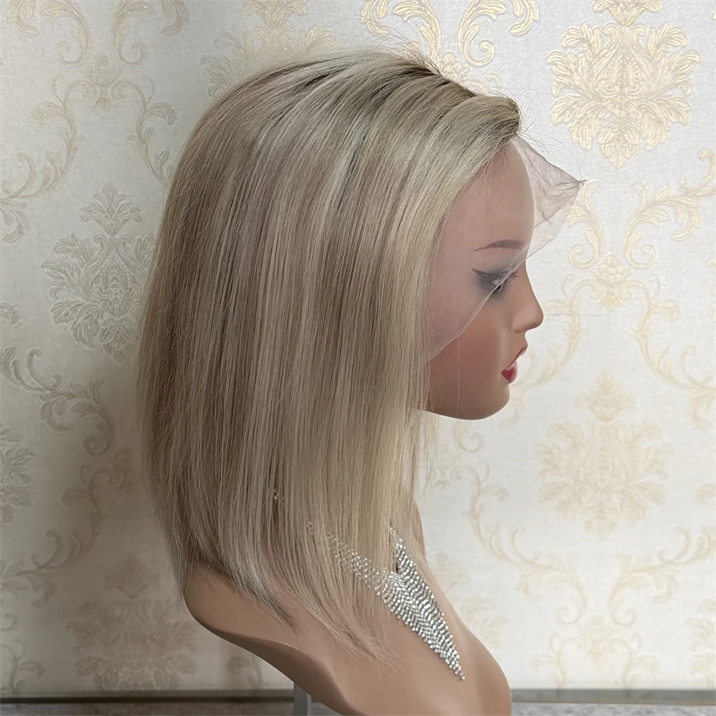 Highlight Golden Blonde Colored HD 13X4 Lace Front Wig Bleach Knots Pre Plucked Lace Top Wig 100% Human Hair Wigs For Women
Highlight Golden Blonde Colored HD 13X4 Lace Front Wig Bleach Knots Pre Plucked Lace Top Wig 100% Human Hair Wigs For Women