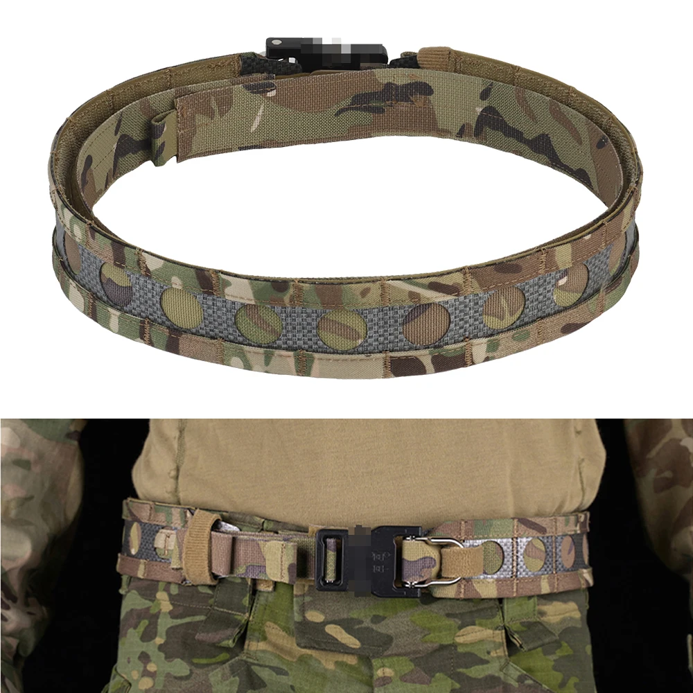 Tactical Bison Belt 2 In 1 Lightweight MOLLE Quick Release Metal Buckle Outdoor Hunting Shooting Airsoft Combat Belt Size M/L
Tactical Bison Belt 2 In 1 Lightweight MOLLE Quick Release Metal Buckle Outdoor Hunting Shooting Airsoft Combat Belt Size M/L