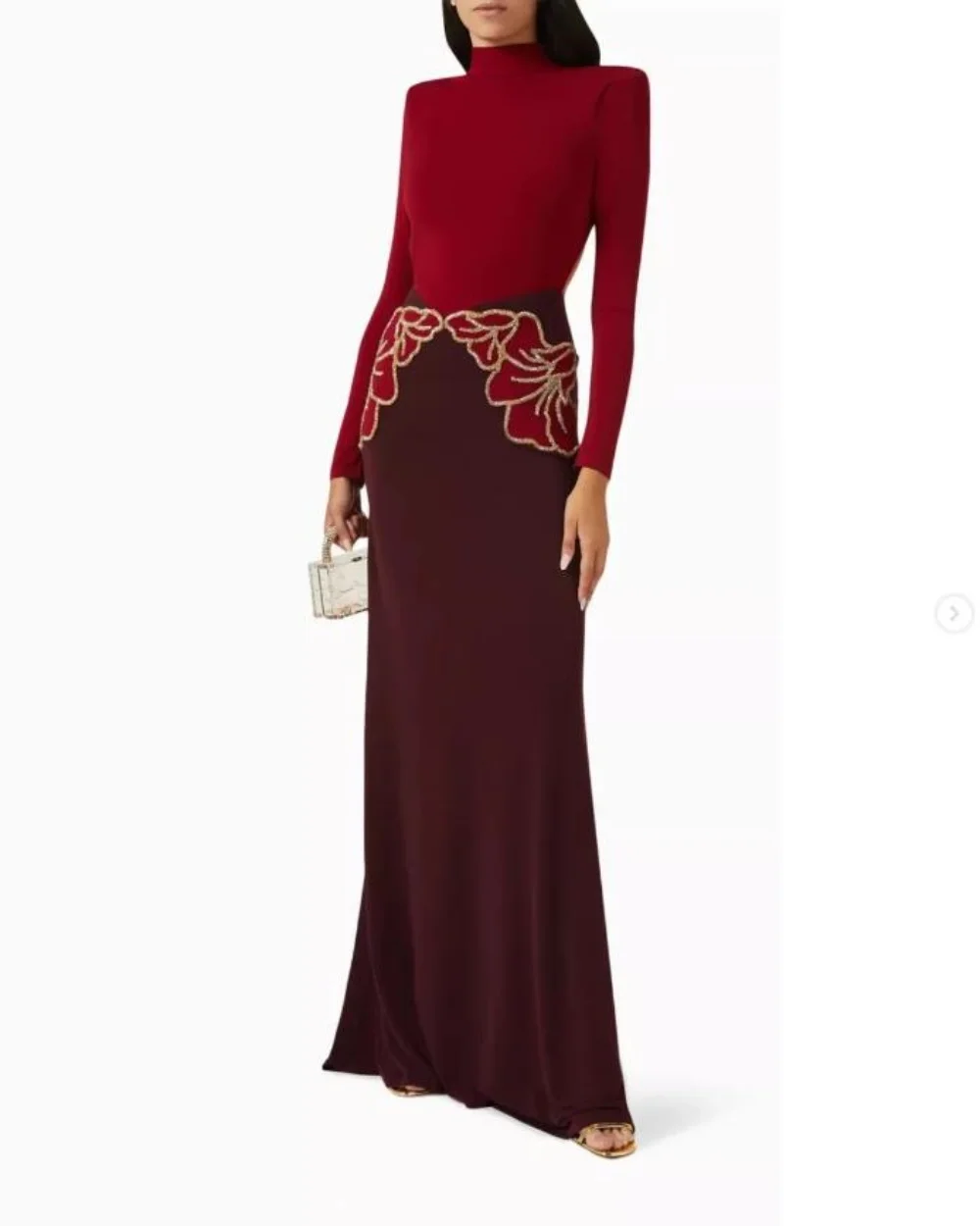 Customized Intricate Matching Applique Beading Sequined Straight High Collar Floor-Length Evening Dresses For Birthday Party
Customized Intricate Matching Applique Beading Sequined Straight High Collar Floor-Length Evening Dresses For Birthday Party