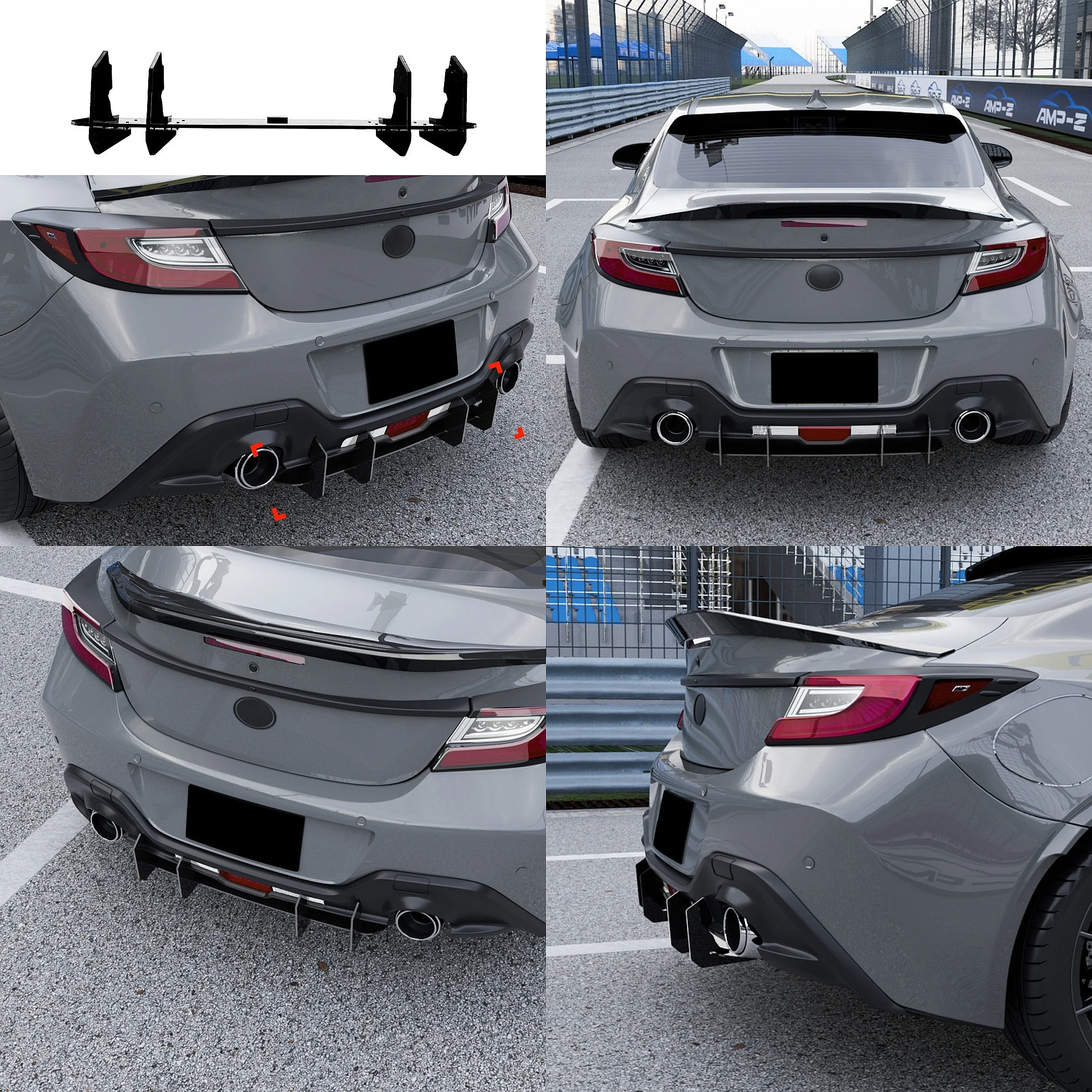 Carbon Fiber Rear Diffuser Lip Spoiler for GR86 BRZ 2022+ Exterior Styling
Carbon Fiber Rear Diffuser Lip Spoiler for GR86 BRZ 2022+ Exterior Styling