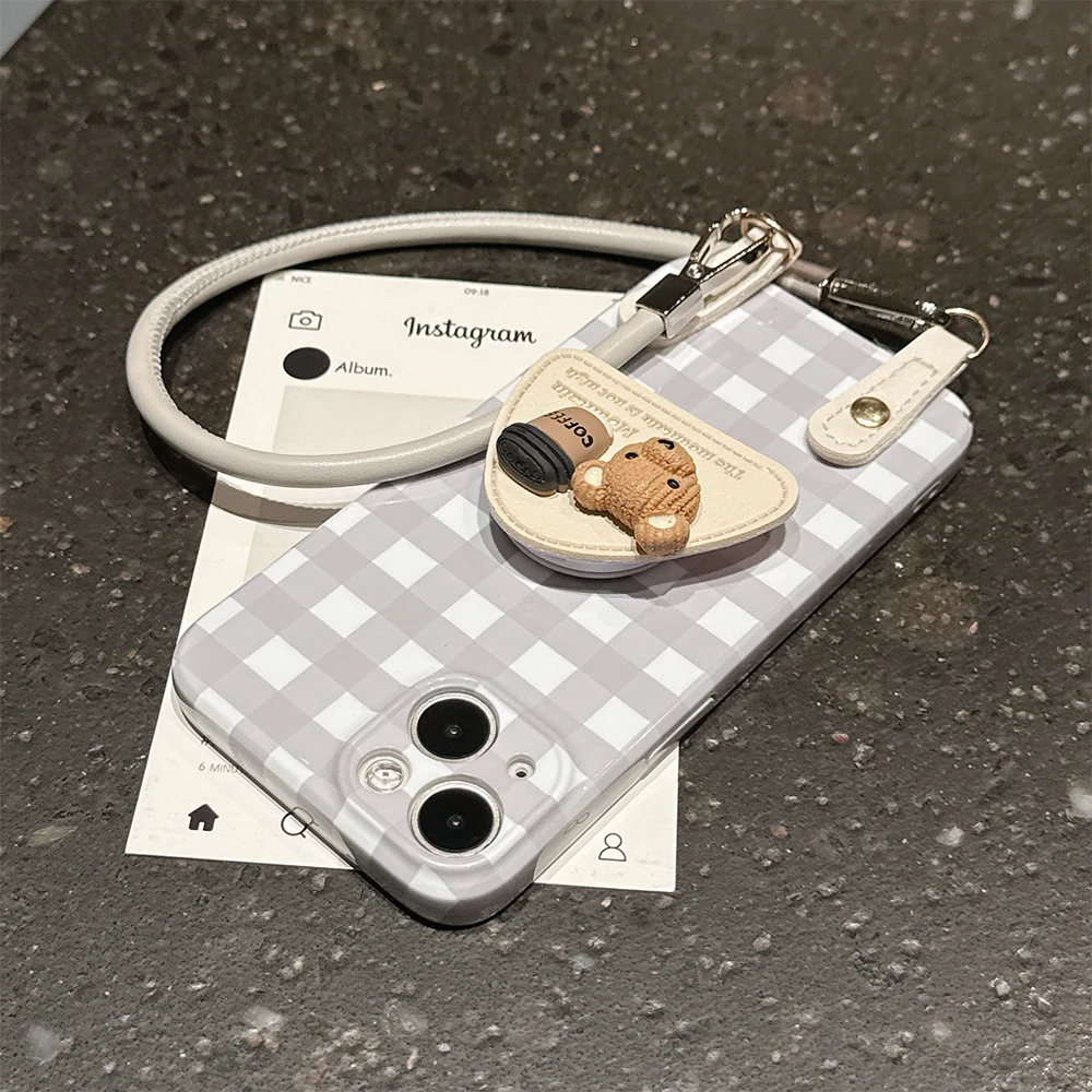 Модный чехол для телефона с медведем для iPhone 17, 16, 15, 14, 13, 12, 11 Plus Pro Max Mini HD, жесткий чехол с ремешком, твердый чехол
Модный чехол для телефона с медведем для iPhone 17, 16, 15, 14, 13, 12, 11 Plus Pro Max Mini HD, жесткий чехол с ремешком, твердый чехол