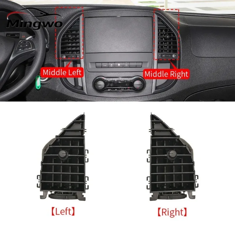 For Mercedes W447 W448 Middle AC Vent Grille Air Conditioning Outlet Assembly For Benz Vito Class 2016-2024 4478300454
For Mercedes W447 W448 Middle AC Vent Grille Air Conditioning Outlet Assembly For Benz Vito Class 2016-2024 4478300454