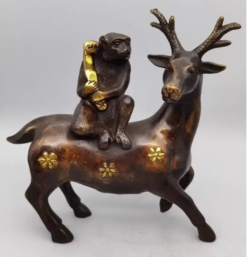 Metal Ruyi Monkey, Sika Deer Home Decoration, Home, Office, Cultural and Creative Decoration
Metal Ruyi Monkey, Sika Deer Home Decoration, Home, Office, Cultural and Creative Decoration