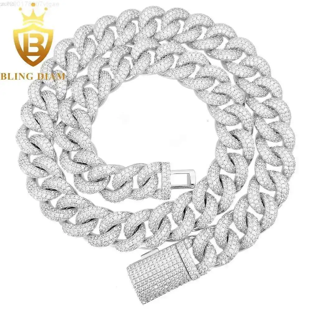 Selling Rapper Jewelry 925 Sterling Silver Round Cut Vvs Moissanite Iced Out Cuban Link Chain
Selling Rapper Jewelry 925 Sterling Silver Round Cut Vvs Moissanite Iced Out Cuban Link Chain