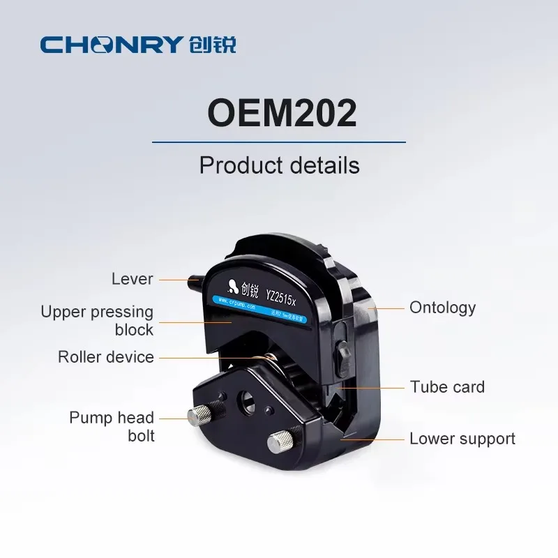OEM202/YZ2515X Peristaltic Liquid Pump Laboratory Peristaltic Dosing Pump Chemical Peristaltic Pump
OEM202/YZ2515X Peristaltic Liquid Pump Laboratory Peristaltic Dosing Pump Chemical Peristaltic Pump