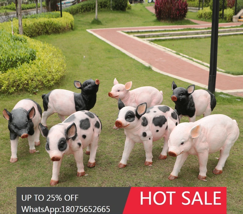 MJY Simulation Animal Pig FRP Public Garden Landscape Outdoor Garden Resin Pig Ornament
MJY Simulation Animal Pig FRP Public Garden Landscape Outdoor Garden Resin Pig Ornament