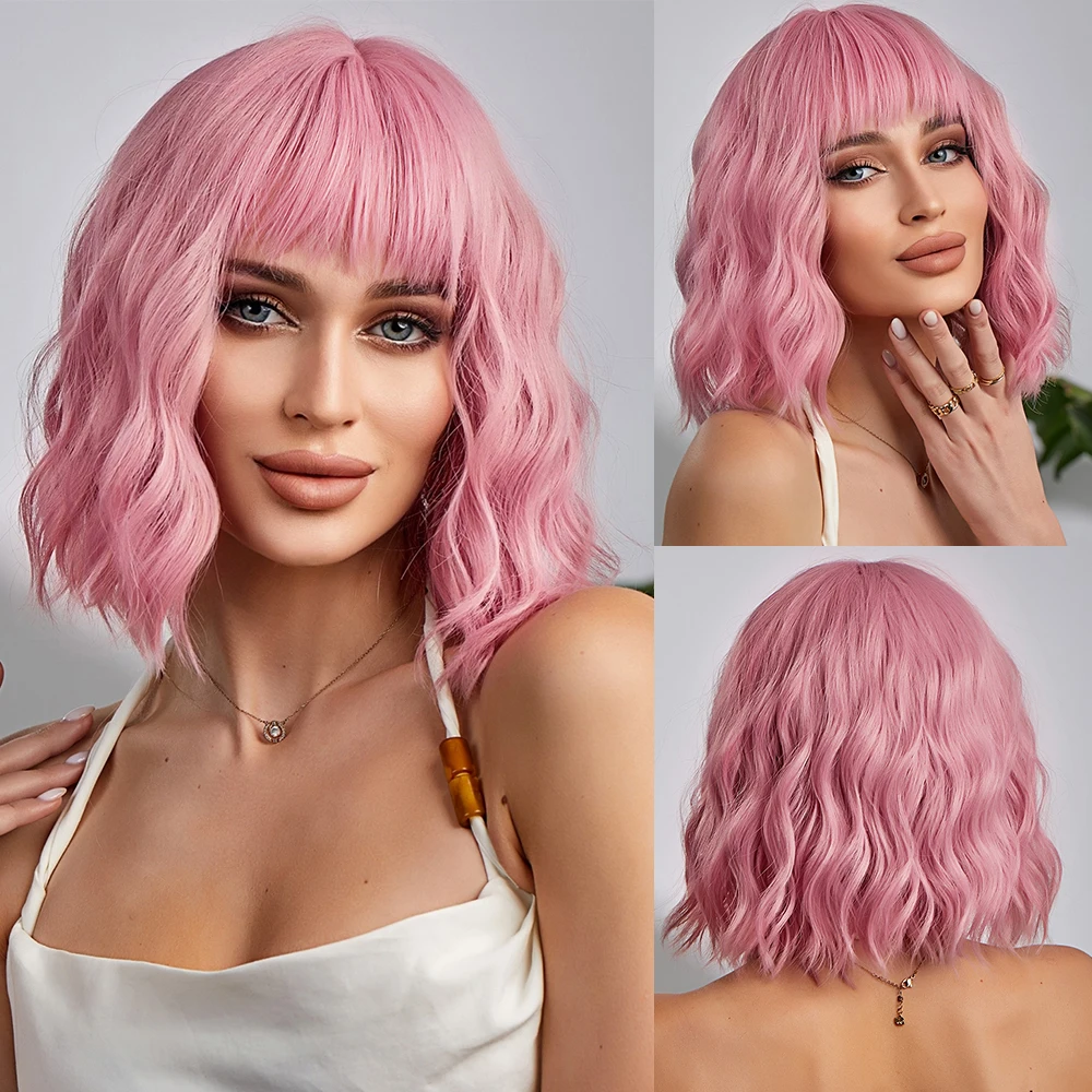 oneNonly Short Pink Wig Natural Wigs for Women Medium Wavy Synthetic Wig Party Heat Resistant Hair
oneNonly Short Pink Wig Natural Wigs for Women Medium Wavy Synthetic Wig Party Heat Resistant Hair
