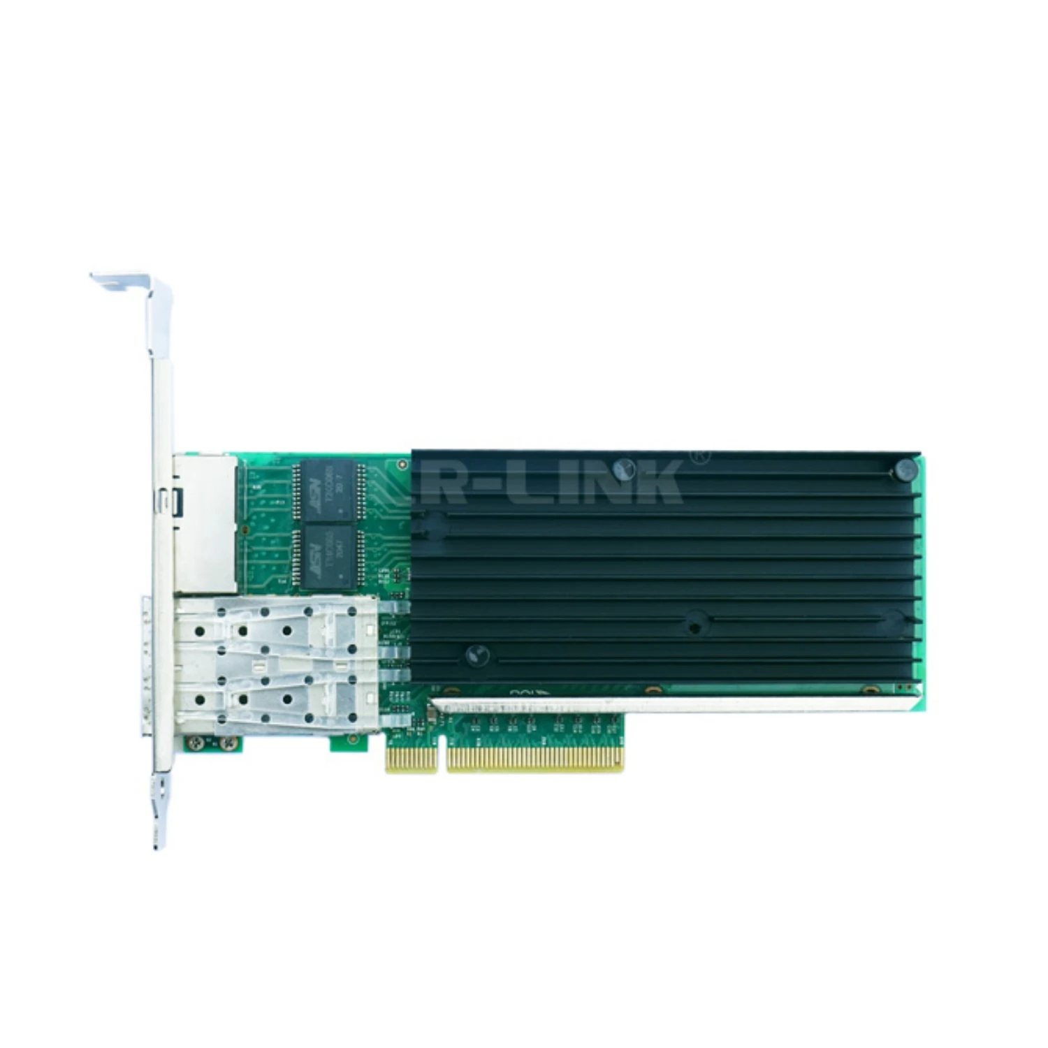 PCIe x8 Quad-Port 10G SFP+ & Copper Hybrid Ethernet Network Adapter (Intel X710 Based)
PCIe x8 Quad-Port 10G SFP+ & Copper Hybrid Ethernet Network Adapter (Intel X710 Based)