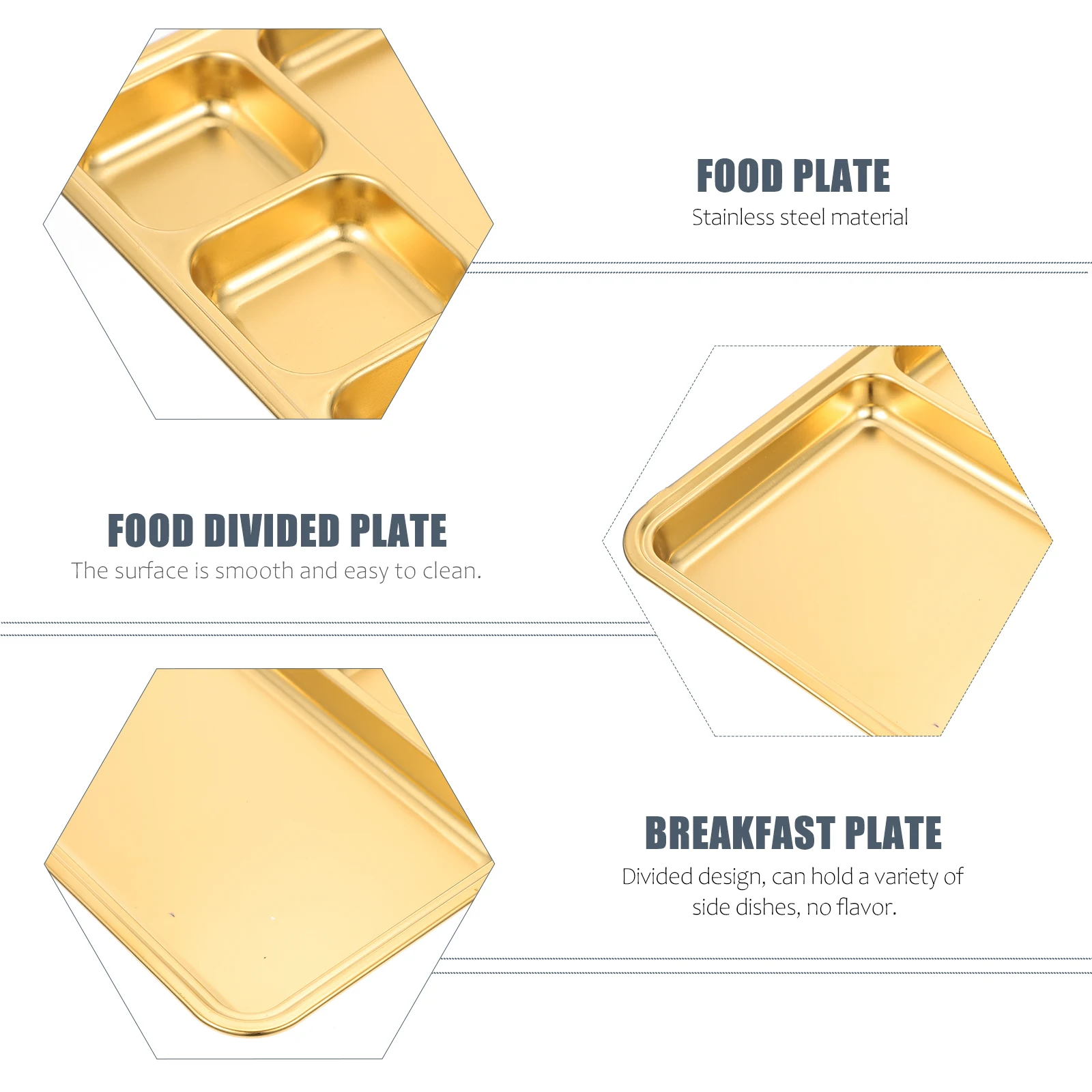 Stainless Steel Divided Plate Food Serving Tray Cheese Platter Compartment Meal Portion Control Plates Snack Food Dumpling
Stainless Steel Divided Plate Food Serving Tray Cheese Platter Compartment Meal Portion Control Plates Snack Food Dumpling