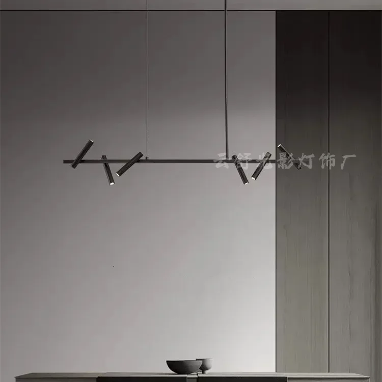 Italian minimalist one-word long restaurant chandelier Nordic light luxury belt spotlight rotatable designer bar chandelier
Italian minimalist one-word long restaurant chandelier Nordic light luxury belt spotlight rotatable designer bar chandelier