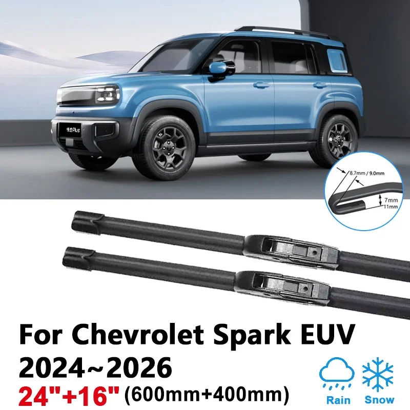 24"+16" For Chevrolet Spark EUV Baojun Yep Plus 2024 2025 2026 Car Wiper Blade Front Windscreen Windshield Wipers Accessories
24"+16" For Chevrolet Spark EUV Baojun Yep Plus 2024 2025 2026 Car Wiper Blade Front Windscreen Windshield Wipers Accessories