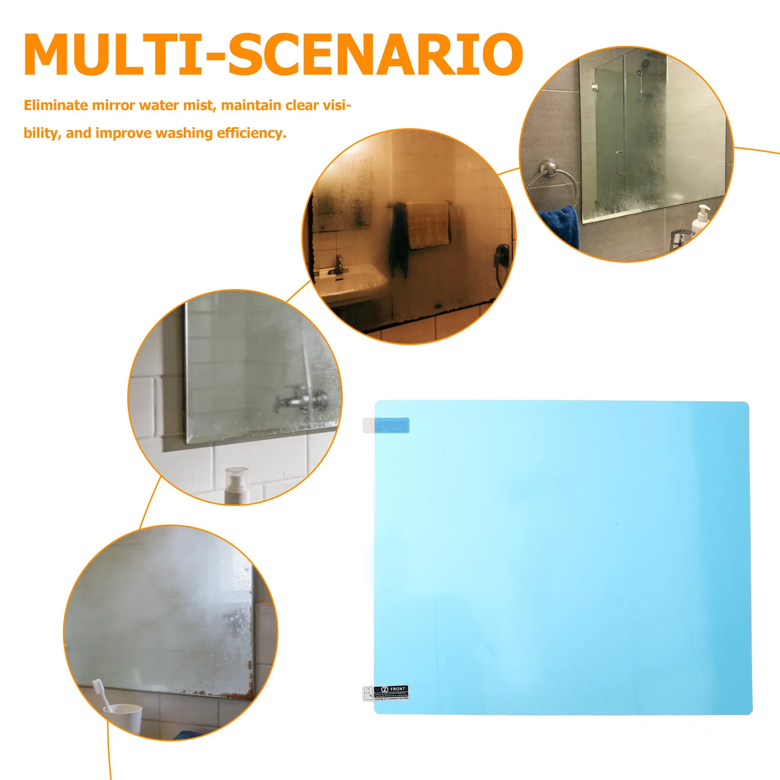 4 PCS Antifogging Mirror Protective Sticker Anti‑fog Defogger Film Mist Prevention Pad for Bathroom Shower Daily Use Supplies
4 PCS Antifogging Mirror Protective Sticker Anti‑fog Defogger Film Mist Prevention Pad for Bathroom Shower Daily Use Supplies