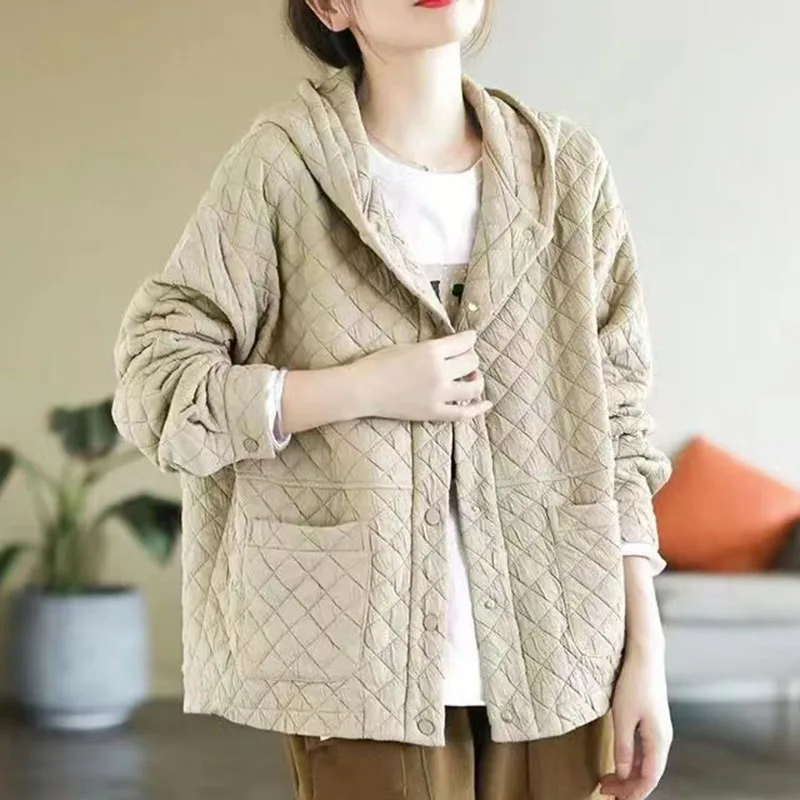 Autumn Winter Warm Parkas Jacket Coat 2023 New Women Korean Long Sleeve Loose Fashion Thin Cotton Padded Outwear Female Overcoat
Autumn Winter Warm Parkas Jacket Coat 2023 New Women Korean Long Sleeve Loose Fashion Thin Cotton Padded Outwear Female Overcoat