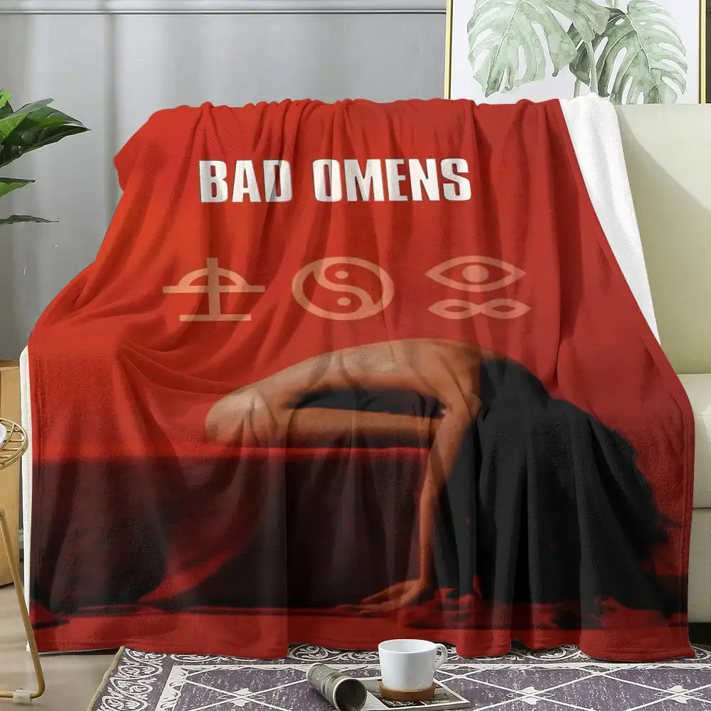 Bad O-Omens Throw Soft Flannel AC Blanket Lightweight Summer Nap Throw Cozy Blanket for Sofa Bed Travel Home
Bad O-Omens Throw Soft Flannel AC Blanket Lightweight Summer Nap Throw Cozy Blanket for Sofa Bed Travel Home