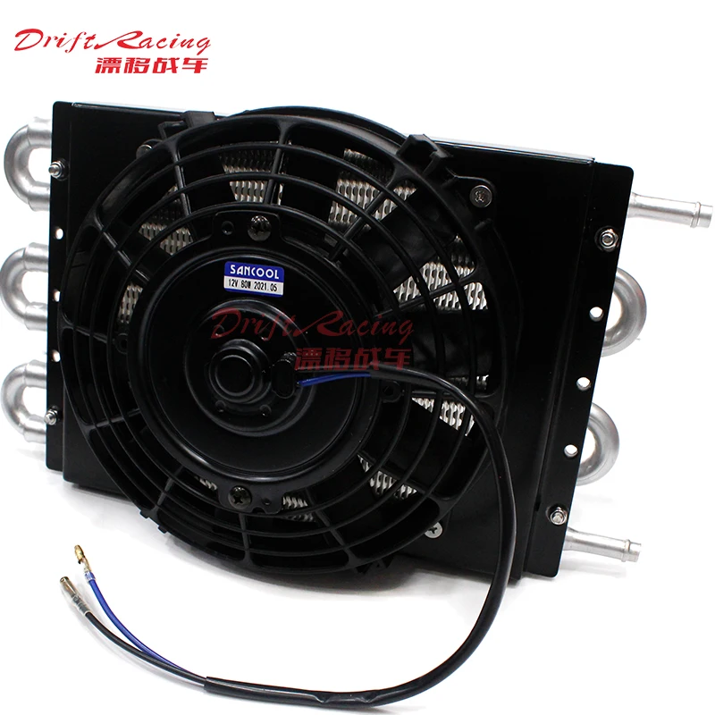1SET 6 Row Universal Aluminum Transmission Oil Cooler +8inch fan+radiator aluminum shroud kit Auto Manual Radiator Converter
1SET 6 Row Universal Aluminum Transmission Oil Cooler +8inch fan+radiator aluminum shroud kit Auto Manual Radiator Converter