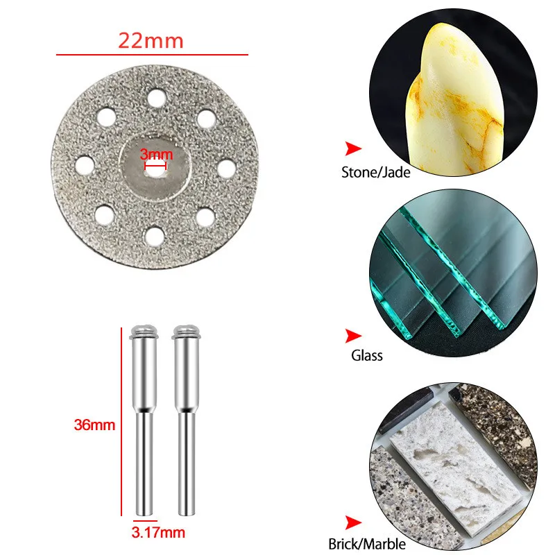 Suitable for Dremel Drill31/50/63pcs HSS Mini Circular Saw Blade Set Resin Cut-Off Wood Cutting Disc Diamond Metal Saw Blade Pow
Suitable for Dremel Drill31/50/63pcs HSS Mini Circular Saw Blade Set Resin Cut-Off Wood Cutting Disc Diamond Metal Saw Blade Pow