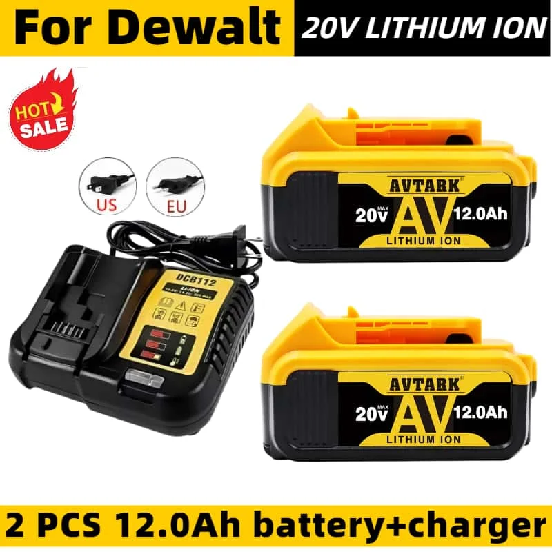 Original DCB200 20V 12000mAh Lithium Replacement Battery For Dewalt 18V DCB184 DCB182 DCB180 DCB181 DCB201 DCB206 power tools
Original DCB200 20V 12000mAh Lithium Replacement Battery For Dewalt 18V DCB184 DCB182 DCB180 DCB181 DCB201 DCB206 power tools