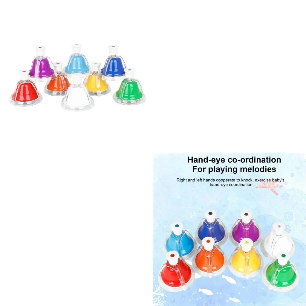 Toddler Musical Learning Percussion Instrument Musical Toy Desk Bells Kids 8 Notes Bells Chromatic Diatonic Hand Bells
Toddler Musical Learning Percussion Instrument Musical Toy Desk Bells Kids 8 Notes Bells Chromatic Diatonic Hand Bells