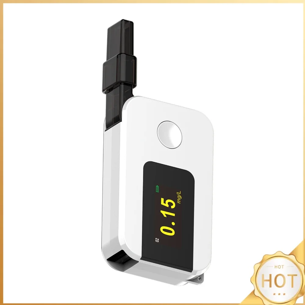 Portable Digital Alcohol Breath Tester 0.400% BAC Accuracy Electrochemical Alcoholmeter Blowing Alcohols Meter For Drunk Driving
Portable Digital Alcohol Breath Tester 0.400% BAC Accuracy Electrochemical Alcoholmeter Blowing Alcohols Meter For Drunk Driving