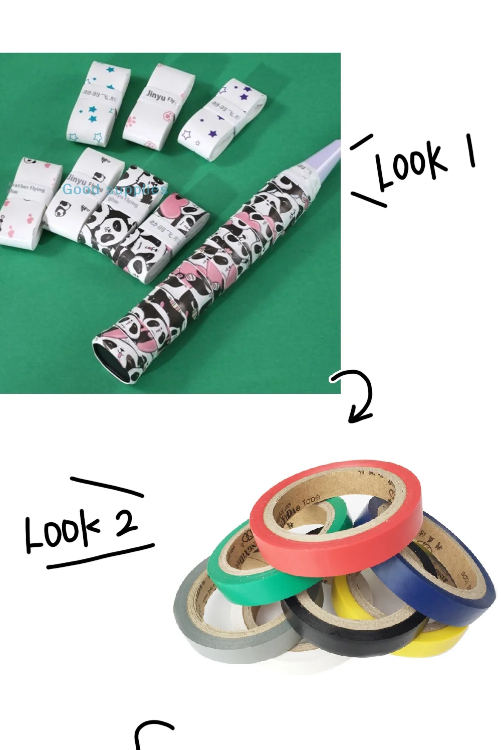 1 шт., теннисная ручка с мультяшным дизайном, противоударная, впитывающая пот, нескользящая лента из искусственной кожи с ручкой для тенниса/бадминтона/сквоша
1 шт., теннисная ручка с мультяшным дизайном, противоударная, впитывающая пот, нескользящая лента из искусственной кожи с ручкой для тенниса/бадминтона/сквоша