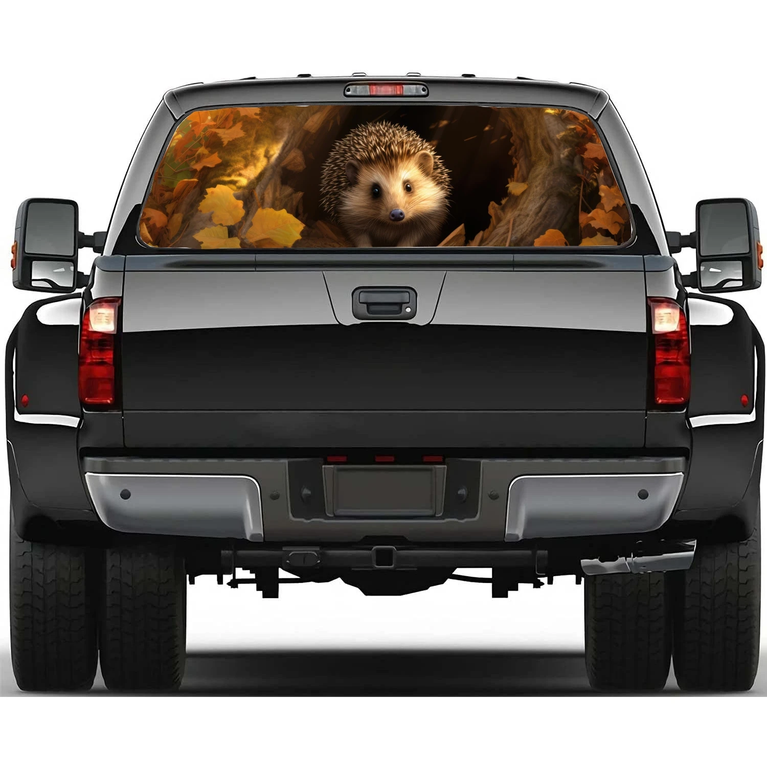 Autumnal Hedgehog Car Rear Window Decal Fit Pickup,Truck,Car Universal See Through Perforated Back Windows Vinyl Sticker
Autumnal Hedgehog Car Rear Window Decal Fit Pickup,Truck,Car Universal See Through Perforated Back Windows Vinyl Sticker