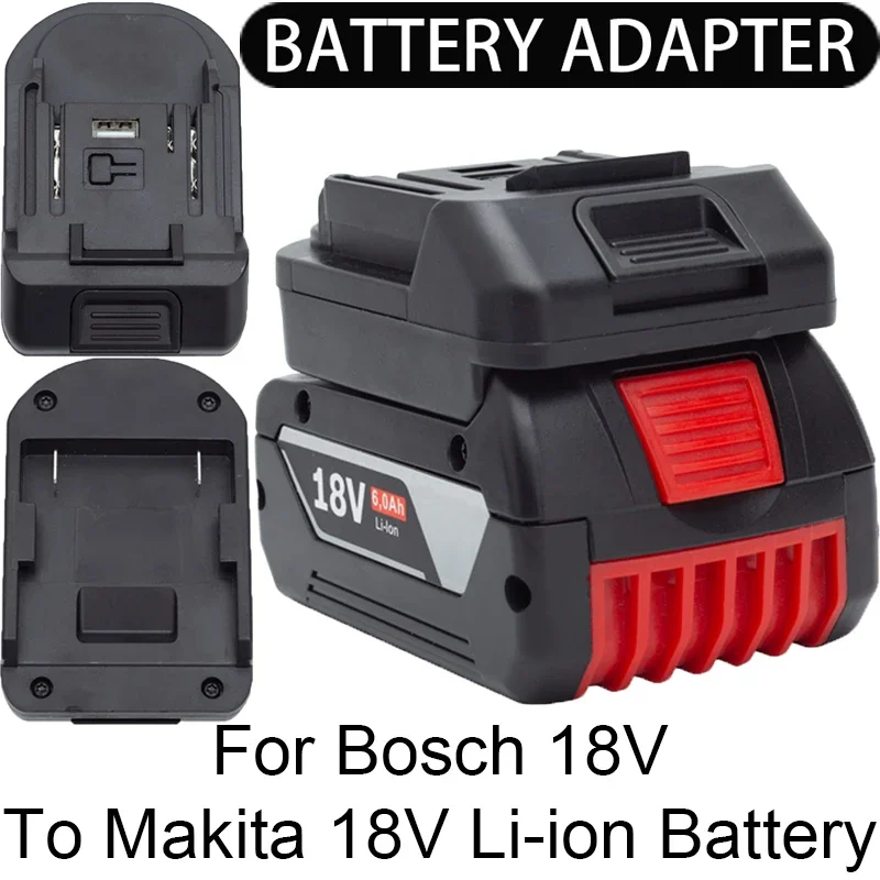Adapter/Converter for Makita 18V Li-ion tools to Bosch 18V Li-ion battery adapter power tool accessories
Adapter/Converter for Makita 18V Li-ion tools to Bosch 18V Li-ion battery adapter power tool accessories