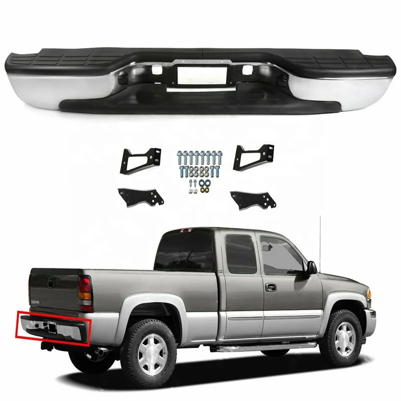 Chrome Rear Car Bumper For Chevy Silverado GMC Sierra 1500 1999 To 2007 Year 2500 2005 2006
Chrome Rear Car Bumper For Chevy Silverado GMC Sierra 1500 1999 To 2007 Year 2500 2005 2006