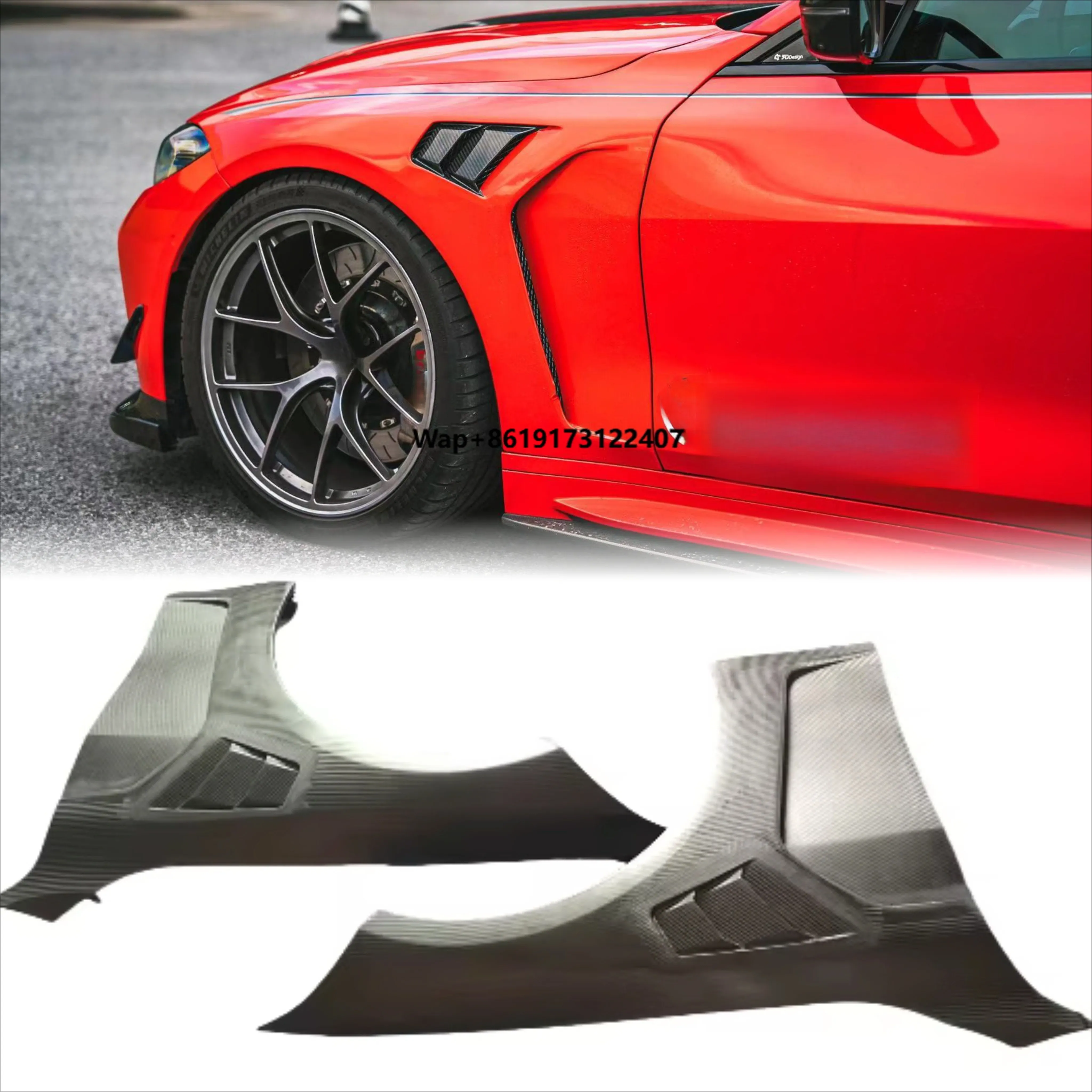 Dry Carbon AP Side Fenders for G82 M4 G80 M3
Dry Carbon AP Side Fenders for G82 M4 G80 M3