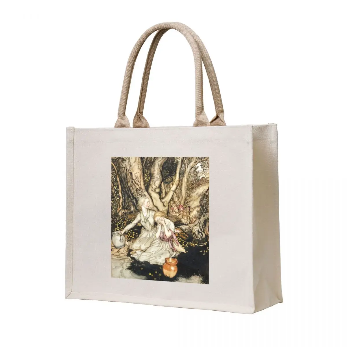 The Goblin Market - Arthur Rackham Tote Bag reusable grocery bags cloth bag woman Customizable tote bag
The Goblin Market - Arthur Rackham Tote Bag reusable grocery bags cloth bag woman Customizable tote bag