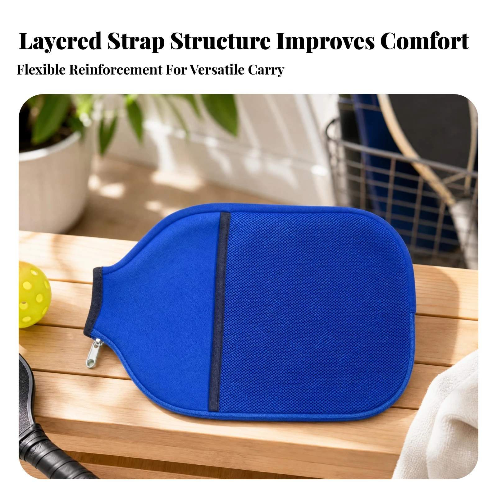 Pickleball Paddle Cover Padded Pickleball Paddle Case Sports Accessory Neoprene-Like Zippered
Pickleball Paddle Cover Padded Pickleball Paddle Case Sports Accessory Neoprene-Like Zippered