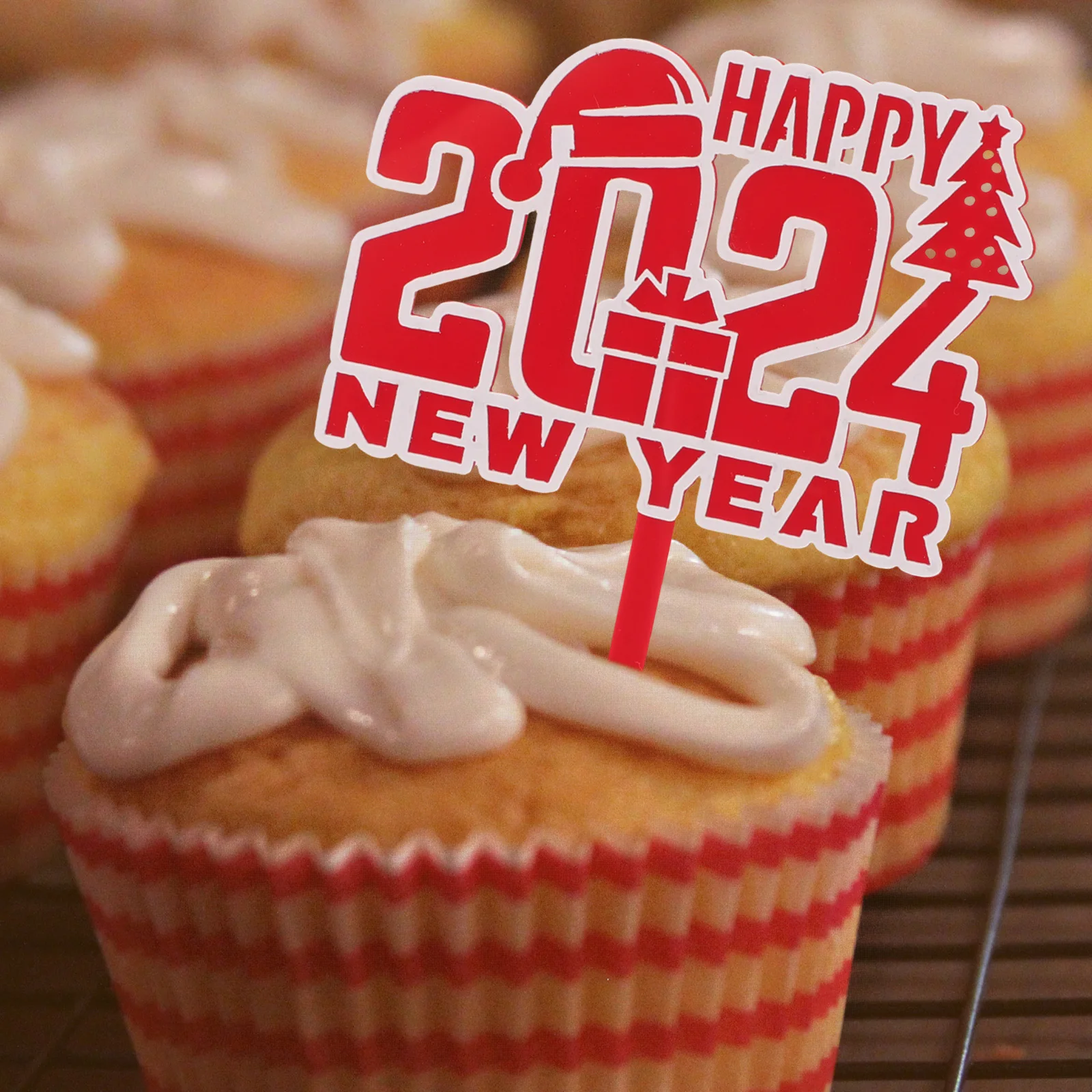 10 Pcs Cake Cup Set Party Supplies Topper Decorations New Year Cupcake Toppers Decorate Acrylic 
10 Pcs Cake Cup Set Party Supplies Topper Decorations New Year Cupcake Toppers Decorate Acrylic